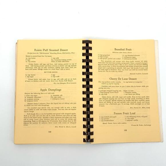 VTG Late 60s Cookbook Cooking in Wyoming Women’s Suffrage Centennial Edition USA - Picture 9 of 10